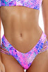 Luli Fama Dancing Queen Reversible Strappy Sides High Leg Thong Bottom